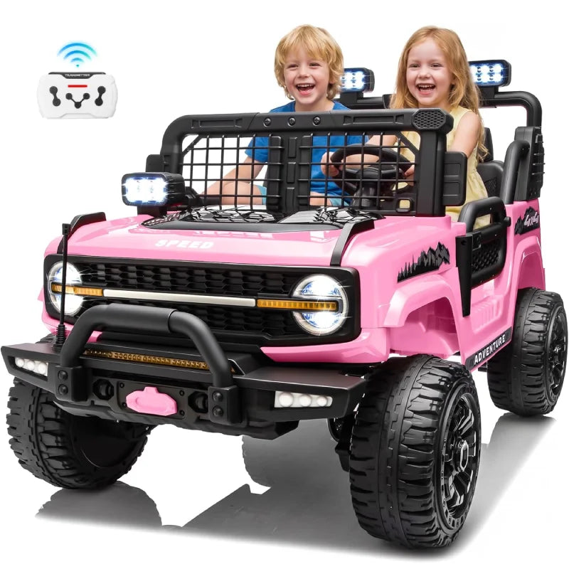 JoyRacer 24V Remote Control Two Seater Electric Ride On Truck