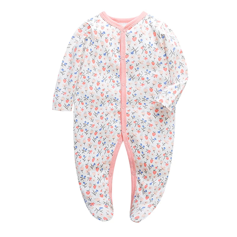 Baby Bodysuit Long Sleeve 100 Cotton For Spring Autumn Newborn