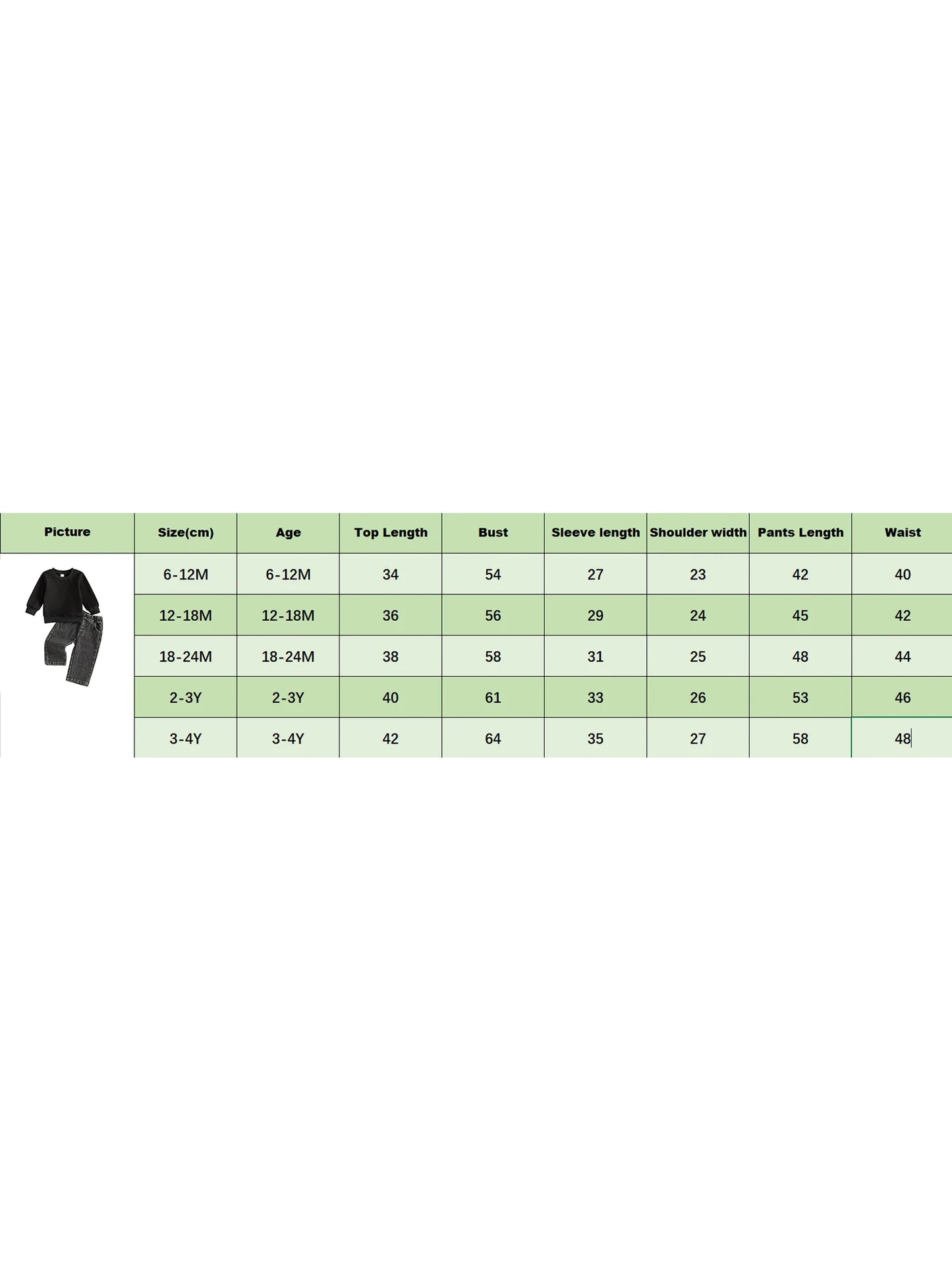 Elegant Toddler Children Matching Pullover Top And Casual Pants
