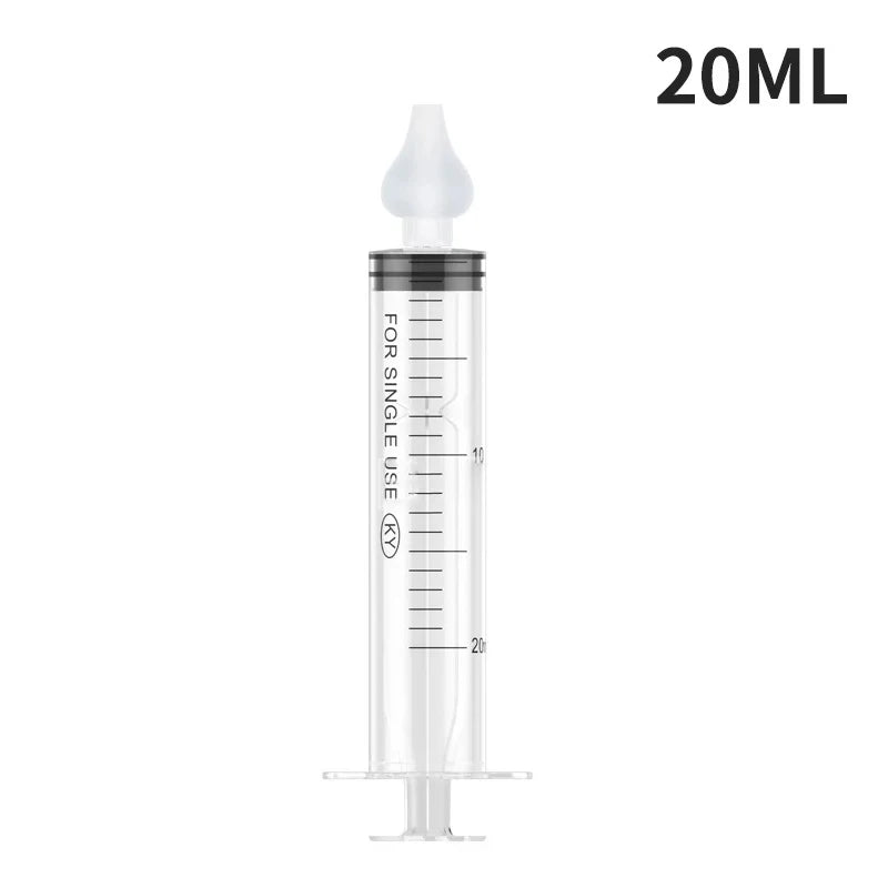 Silicone Baby Nasal Aspirator Syringe For Gentle Nasal Cleaning