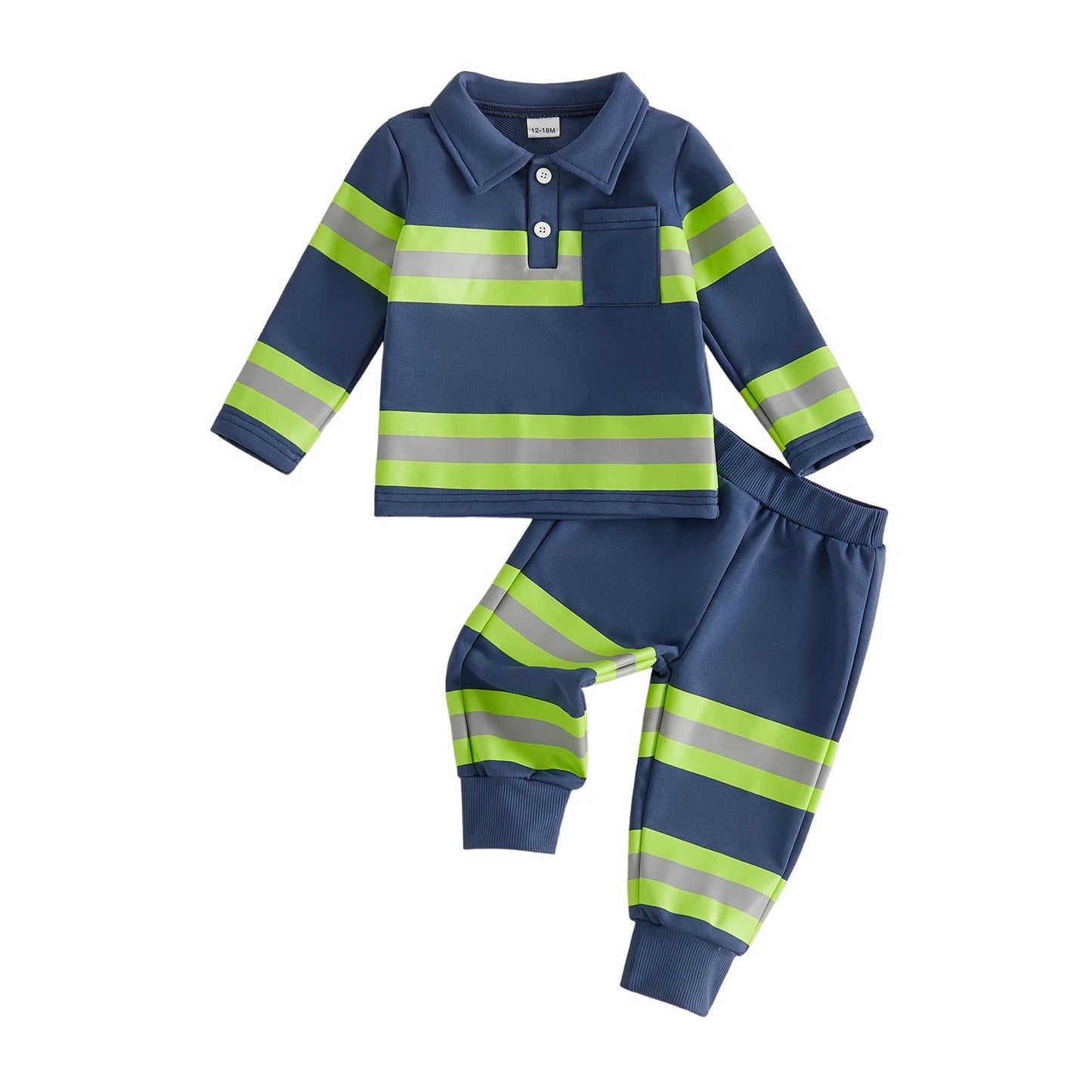 Sleeve Tops Tops Boy Long Firefighter Outfits Contrast Toddler-Boy Long Sleeve Lightweight Toddler Boy Firefighter