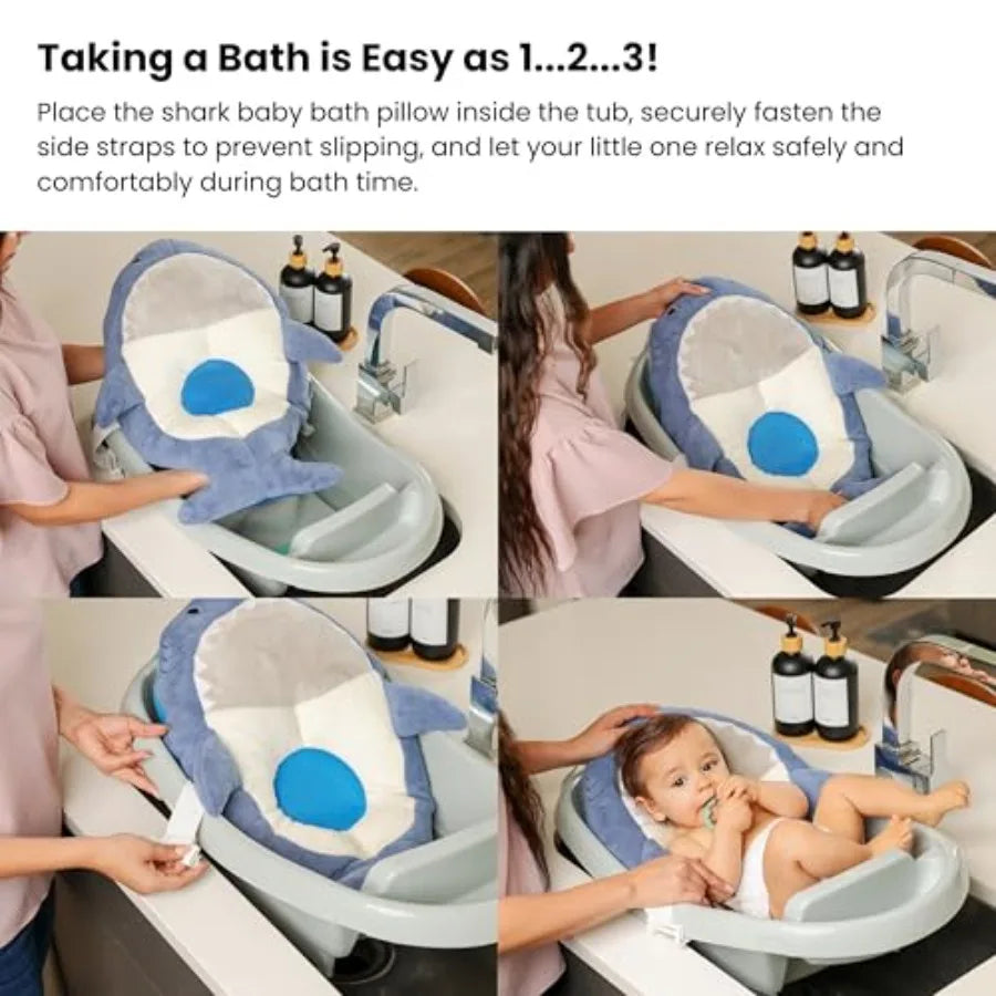 Triple Mesh Baby Bath Cushion Quick Dry Microfiber Moisture Wicking