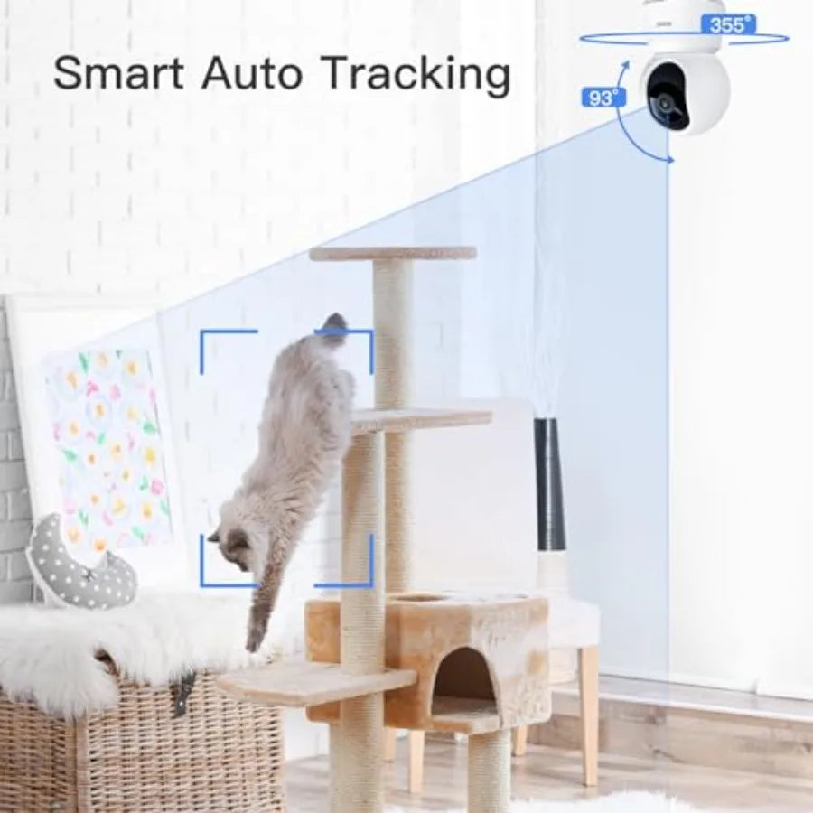 Indoor 5G Security Camera For Pet Monitoring And Baby Care