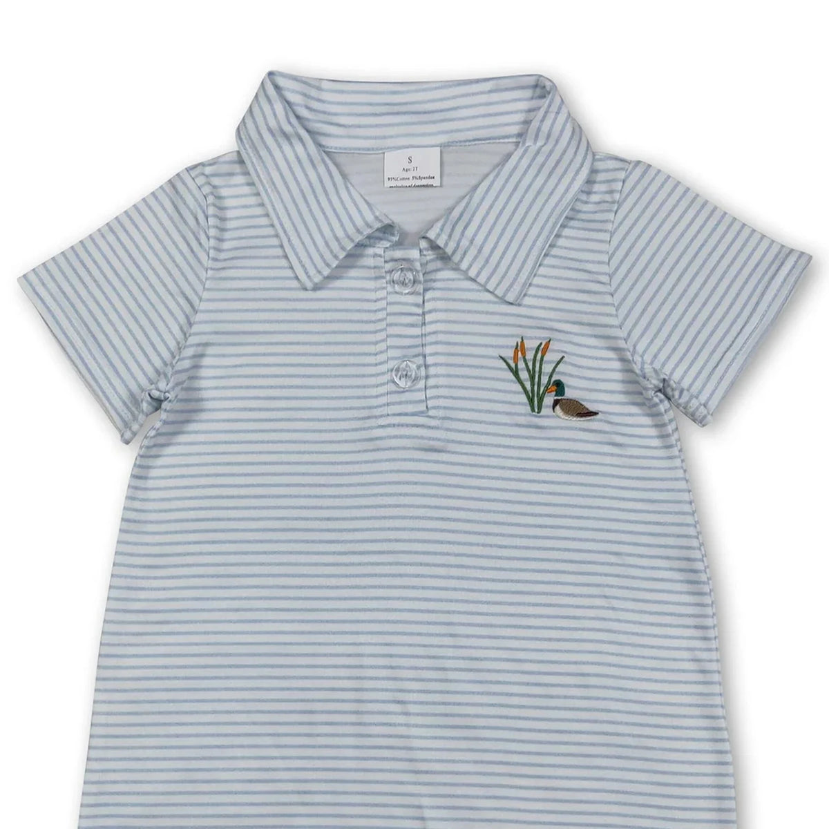 Baby Boy Cotton Romper Infant Summer Duck Pattern Short Sleeve