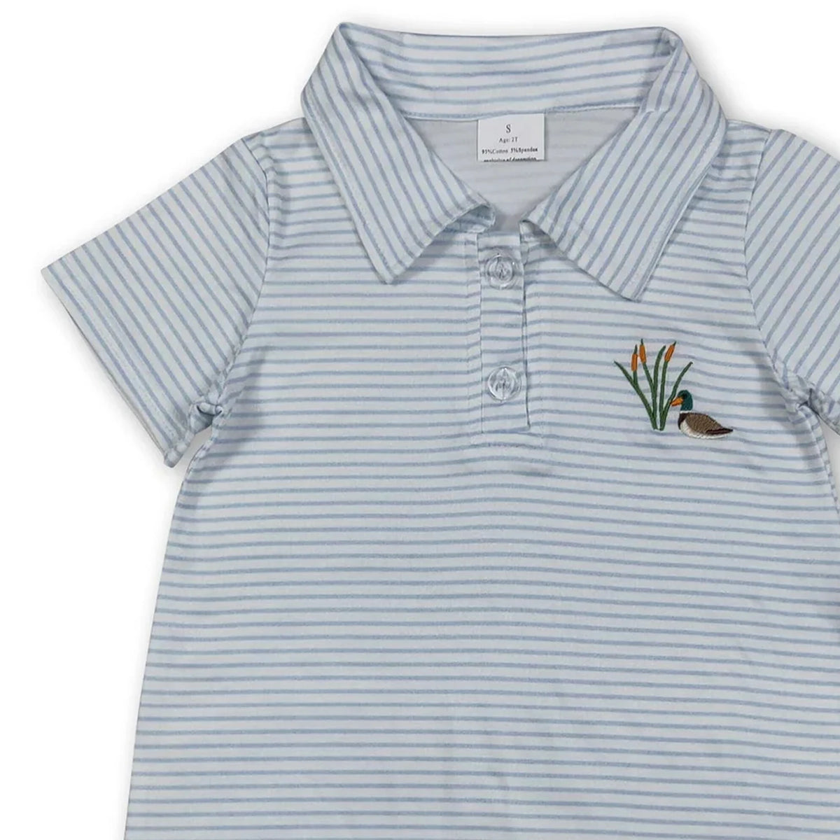 Baby Boy Cotton Romper Infant Summer Duck Pattern Short Sleeve