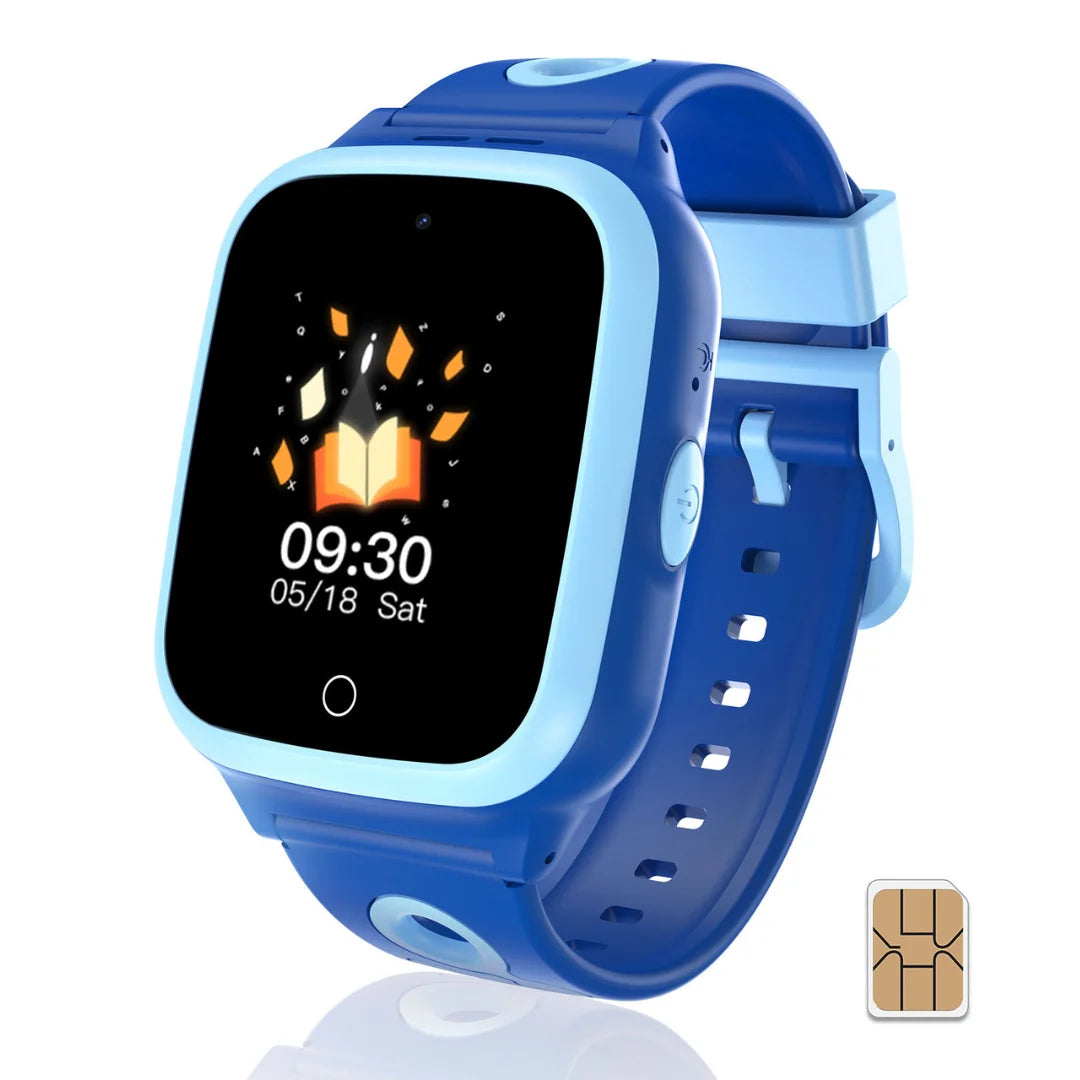 4G Kids Smartwatch With GPS Voice Chat Video Call ClassMode