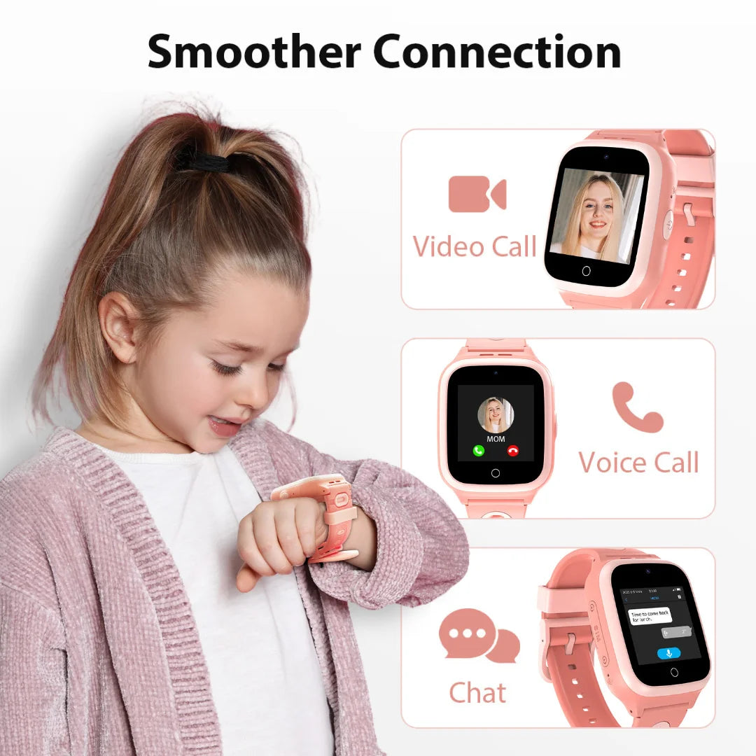 4G Kids Smartwatch GPS Location Video Call and Voice Chat