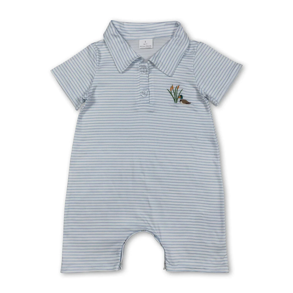 Baby Boy Cotton Romper Infant Summer Duck Pattern Short Sleeve