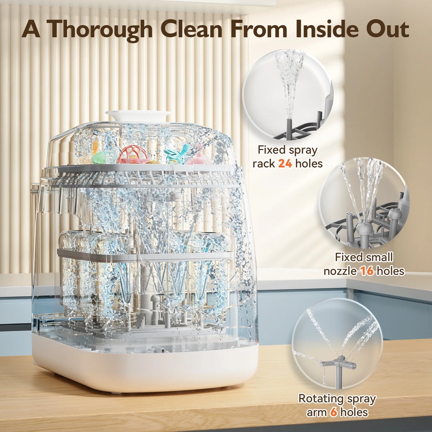 4 In 1 Baby Bottle Washer Sterilizer Dryer All Items