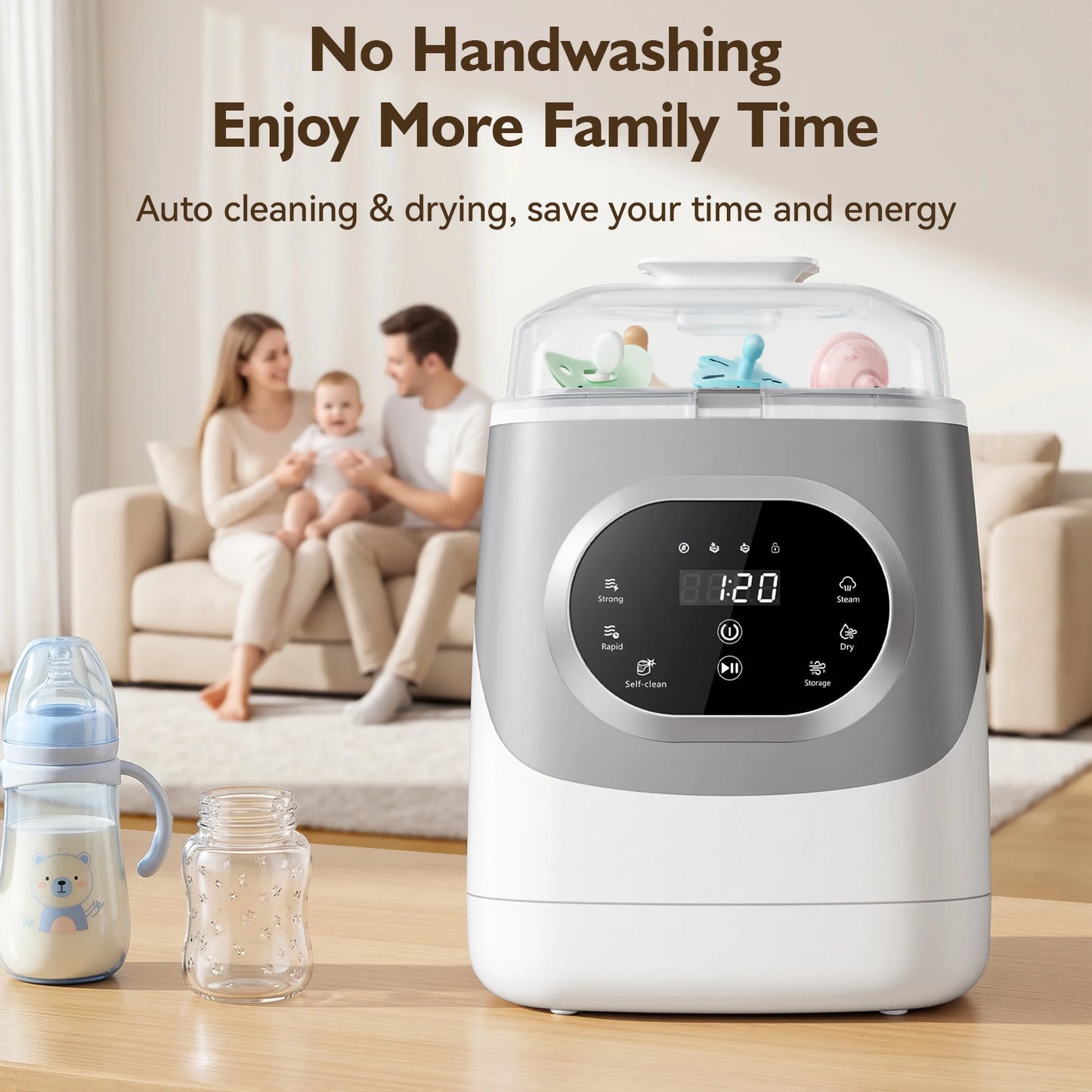 4 In 1 Baby Bottle Washer Sterilizer Dryer All Items