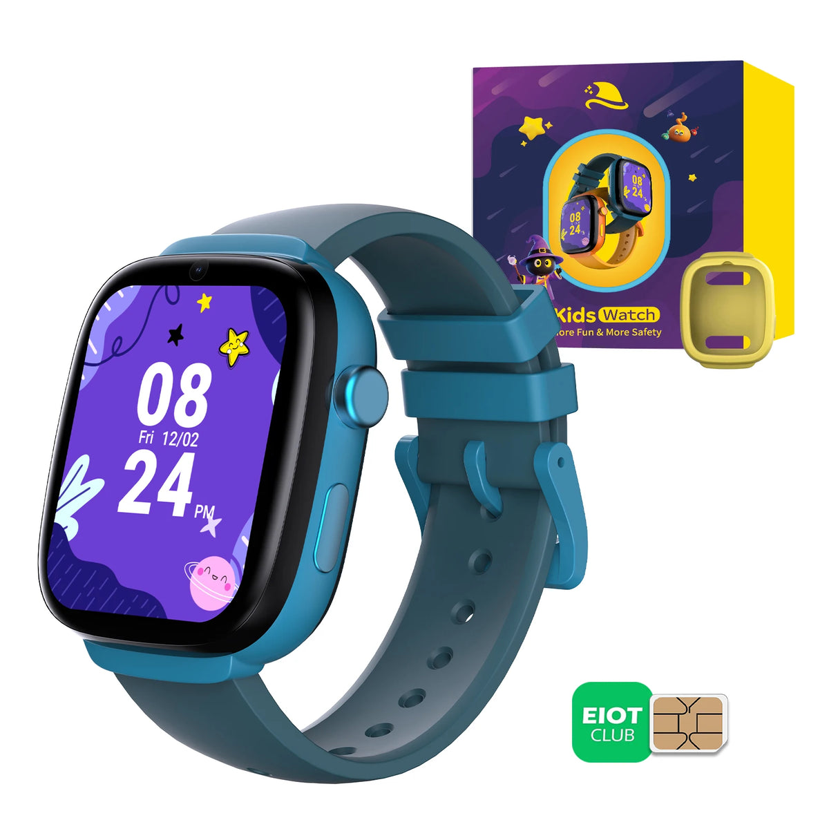 EIOTMART 4G Kids Smartwatch SIM GPS Video SOS Call
