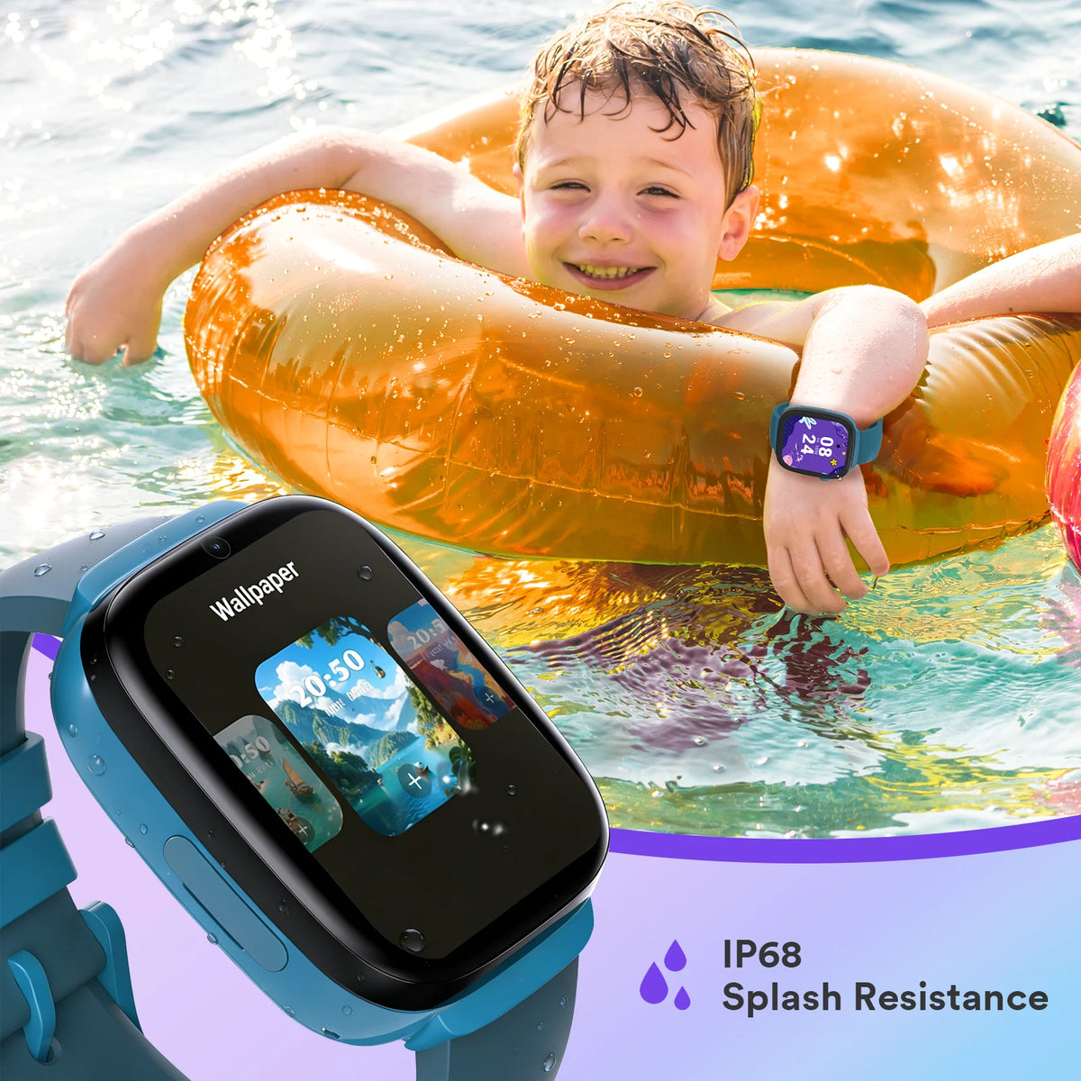 EIOTMART 4G Kids Smartwatch SIM GPS Video SOS Call