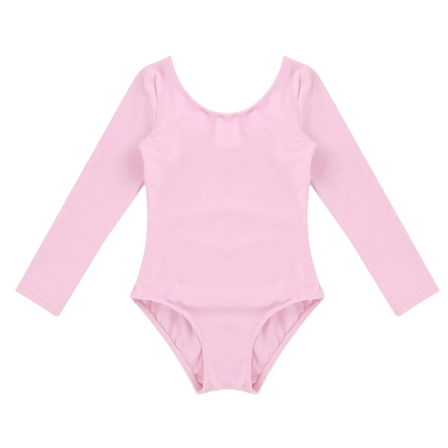 Girls Ballet Leotard Long Sleeve Bodysuit For Dance