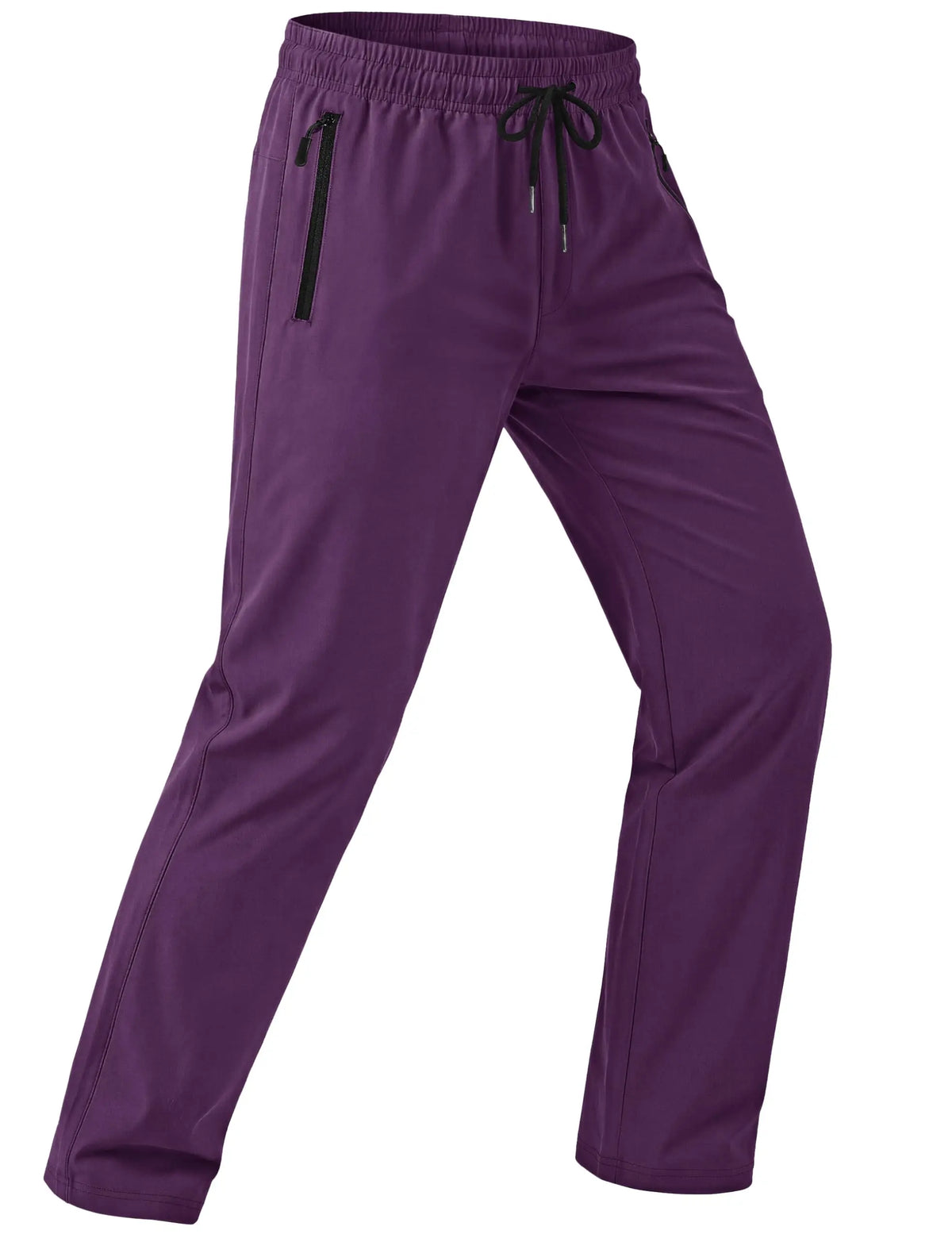 Men's Lightweight Hiking Pants Quick Dry Stretch Joggers with Zipper Pockets for Running Golf Workout Outdoor Travel Casual Wear