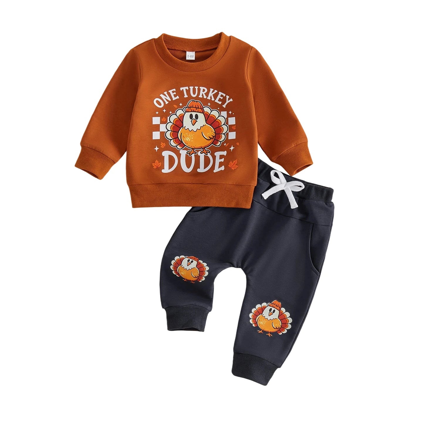 Turkey Long Sleeve Tops Turkey Print Outfits Turkey Thanksgiving-Outfits-Turkey Thanksgiving Outfits Toddler Boys Long Sleeve