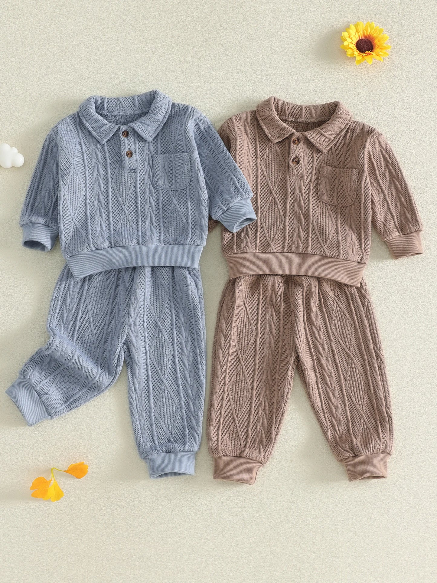 Girls Toddler Long Sleeve Fall Outfit Pants Tops Set