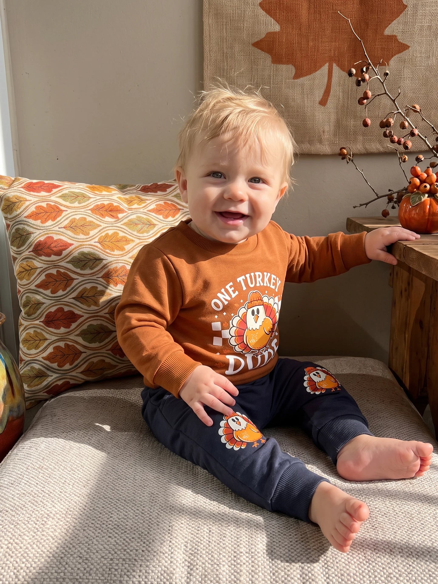 Turkey Long Sleeve Tops Turkey Print Outfits Turkey Thanksgiving-Outfits-Turkey Thanksgiving Outfits Toddler Boys Long Sleeve