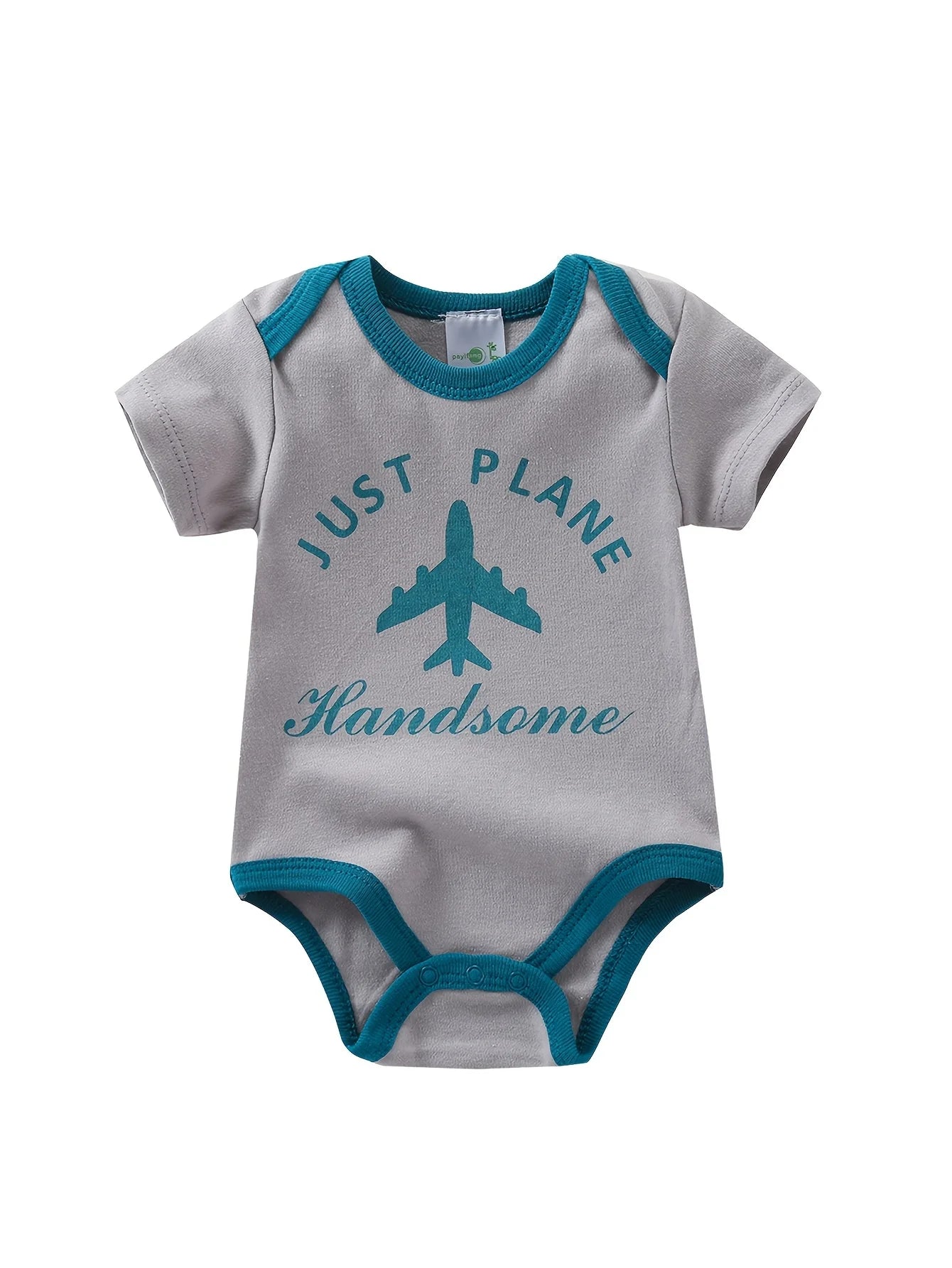 Baby Boy Short Sleeve Rompers 5 Pack 100 Percent Cotton