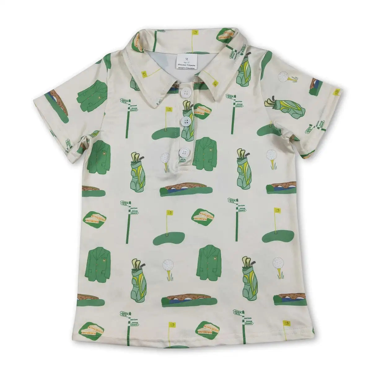 Sibling Baby Boys Short Sleeve Baseball Polo Shirt Top