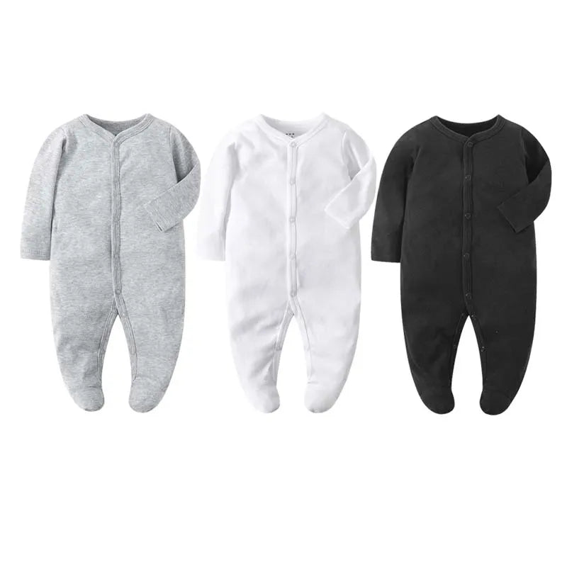 Baby Bodysuit Long Sleeve 100 Cotton For Spring Autumn Newborn