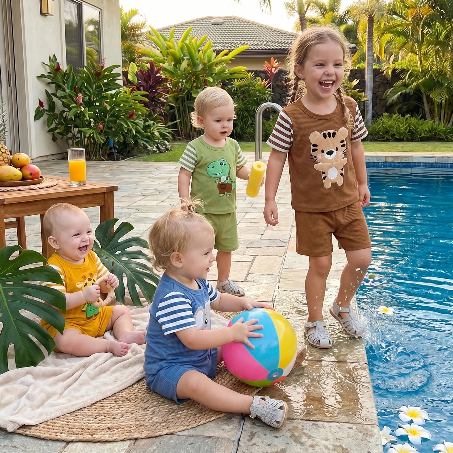 2026 New Children's Sets 2Pcs Baby Girl Summer Outfits Sleeveless Tie Strap Plaid Print Tops + Ruffle Shorts Set Toddler Clothes