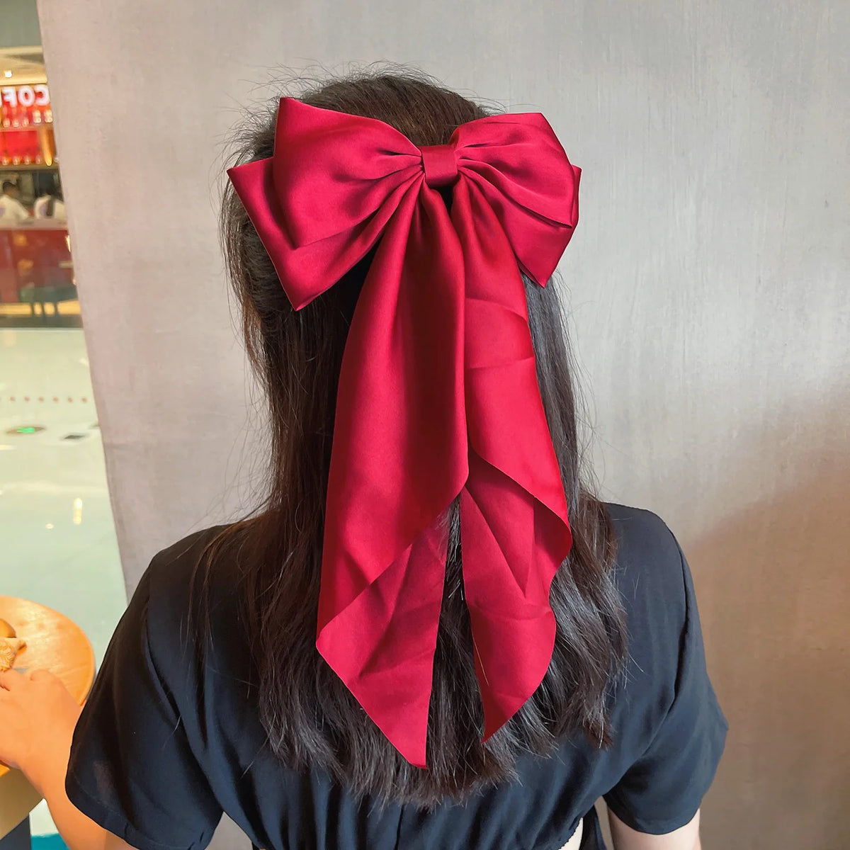New Bows Hair Clips Bow Barrette Headband for Girl Bow Ribbon Hair Clip JZ094