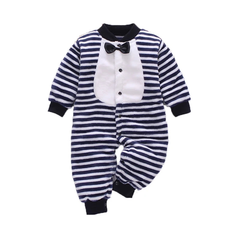 Childdkivy Infant Romper Jumpsuit Soft Flannel Baby Clothes