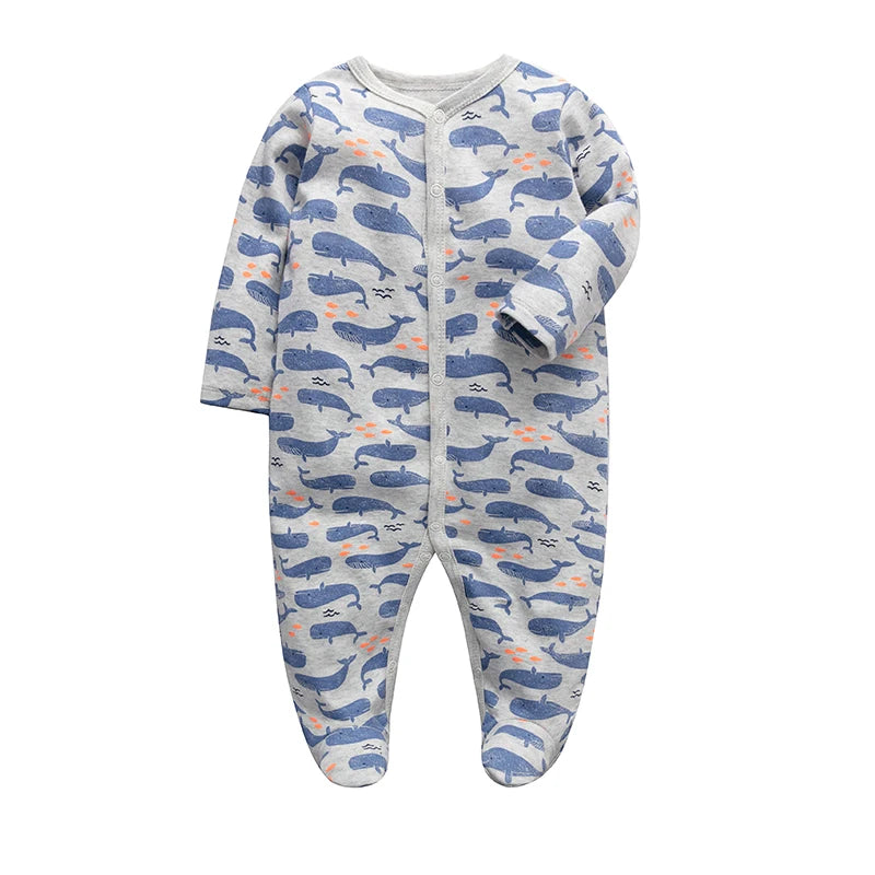 Baby Bodysuit Long Sleeve 100 Cotton For Spring Autumn Newborn