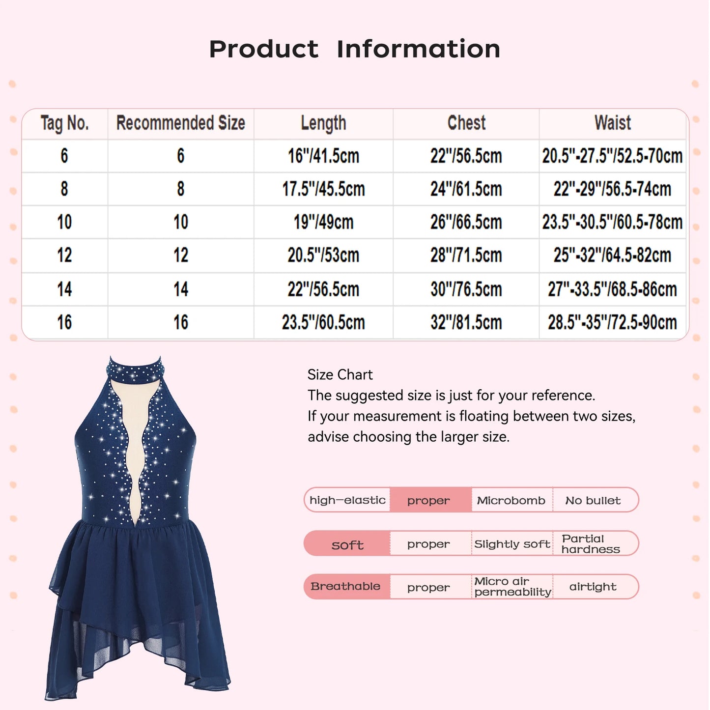 Kids Girls Dance Dress Rhinestone Leotard For Ballet Gymnastics