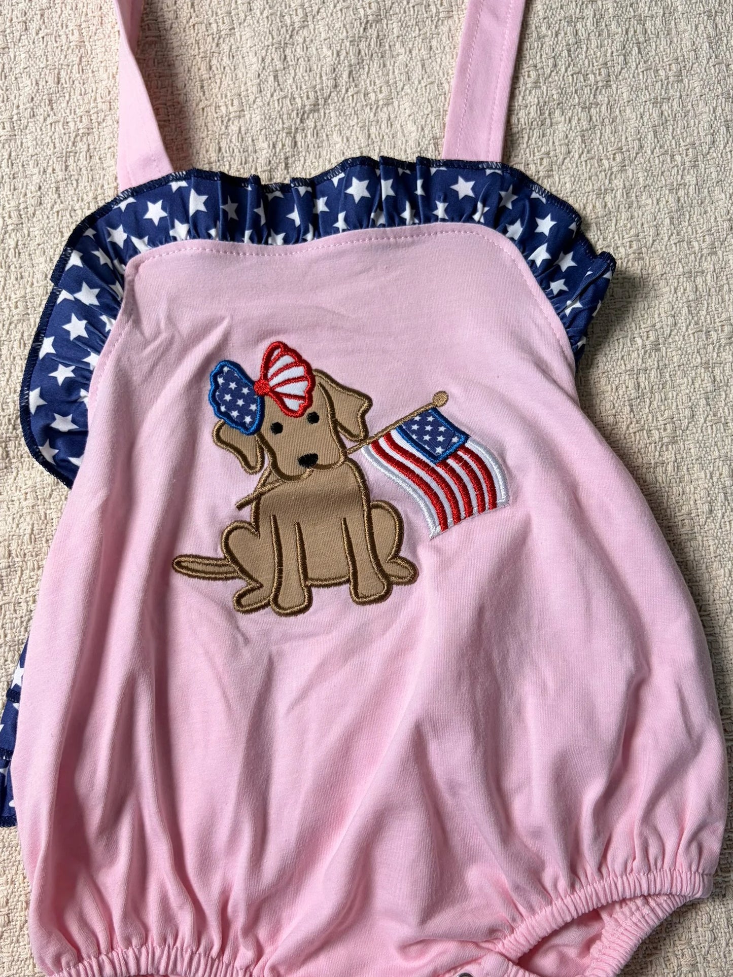 Patriotic Puppy Outfits Fourth Of July Matching Baby Toddler Sets Cotton