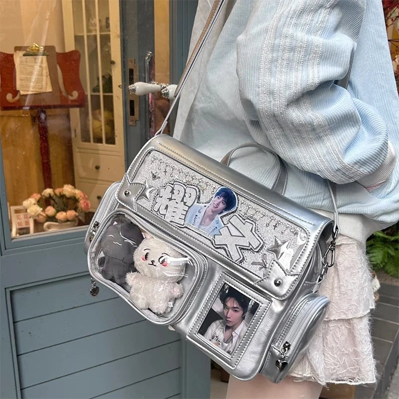 Ita Bag Harajuku Transparent Crossbody Lolita Style Large Capacity