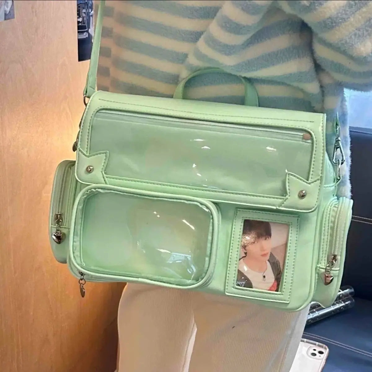Ita Bag Harajuku Transparent Crossbody Lolita Style Large Capacity