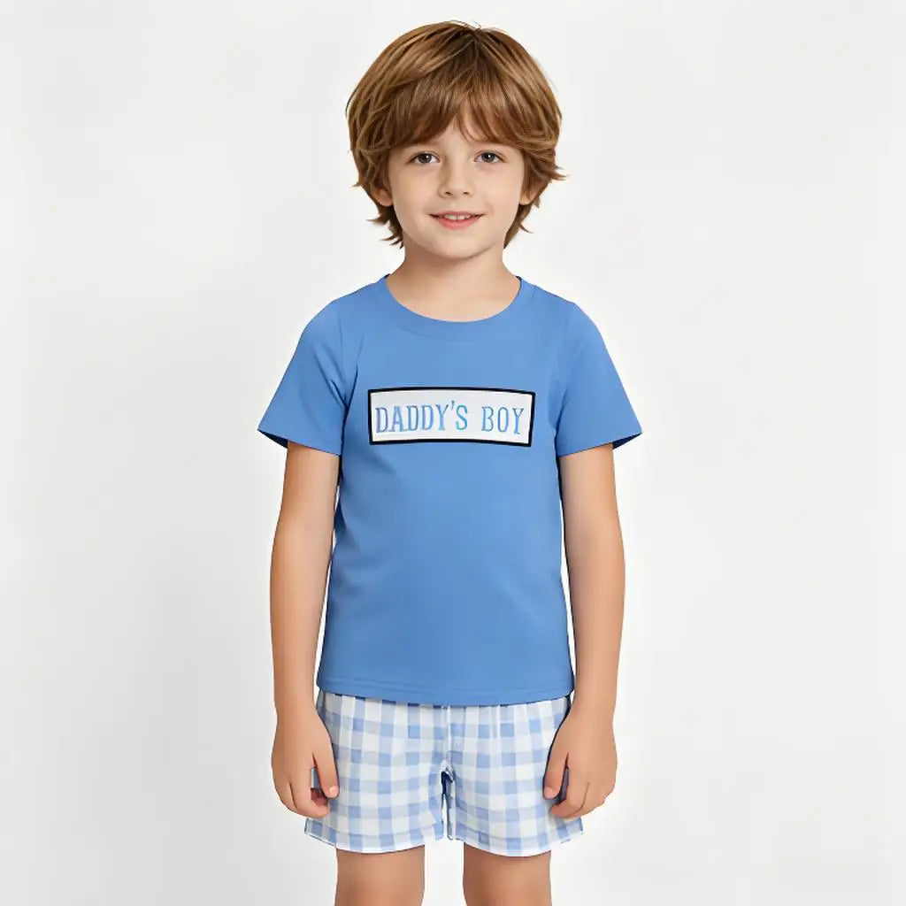 Daddys Boy 2 Piece Short Sets For Girls Cute Everyday