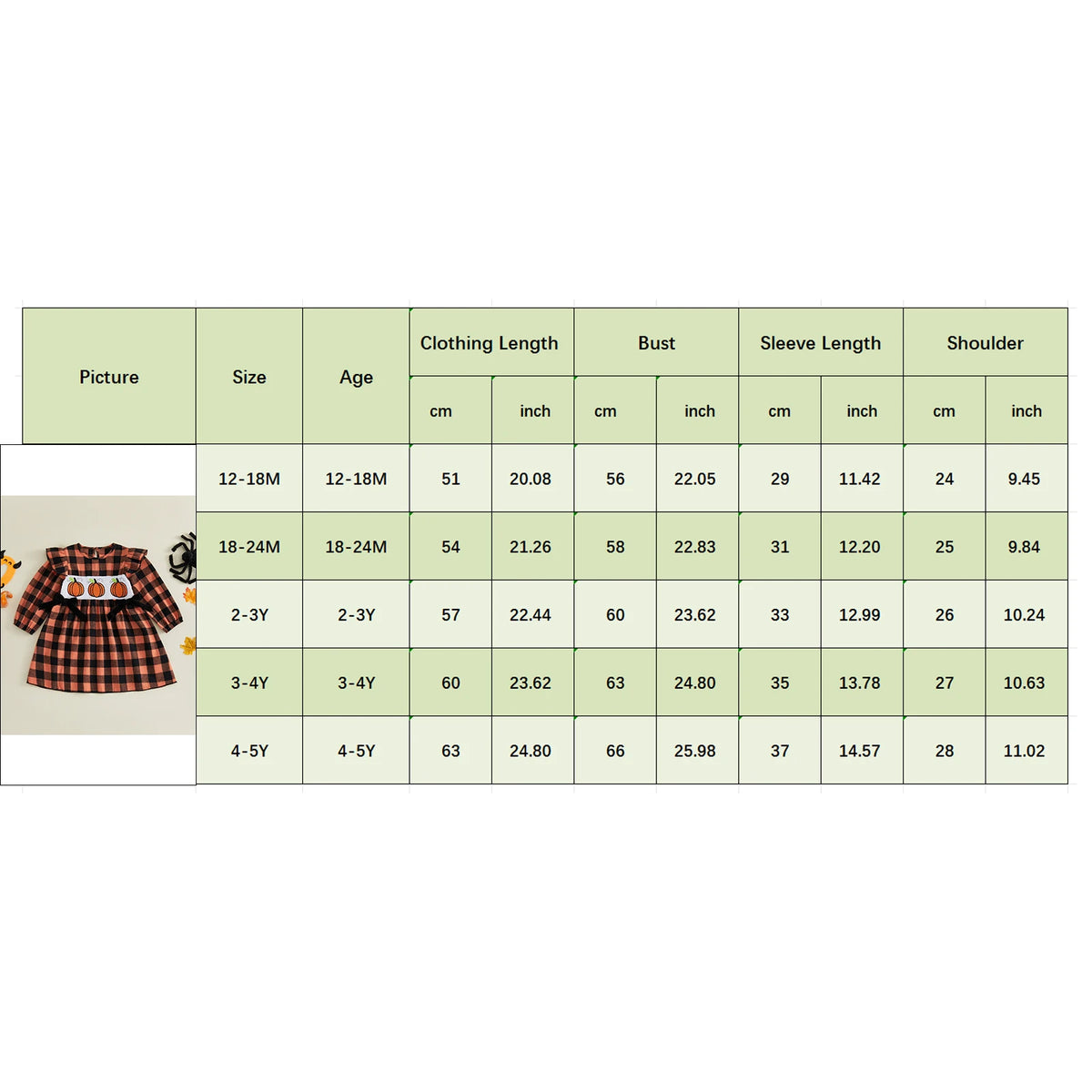 2026 New Toddler Baby Girls Halloween Dress Fashion Pumpkin Embroidery Long Sleeve Fall Plaid Dress Girls Casual Dresses