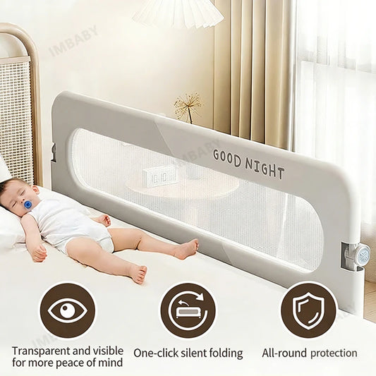 IMBABY Bed Guardrail for Baby Sleep Safety Fence Rails Barrier