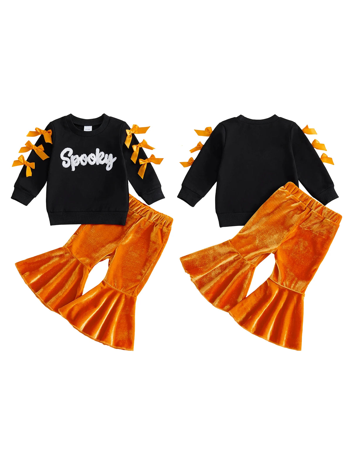 Pudcoco Girls Long Sleeve Crew Neck Cotton Polyester Sweatshirt