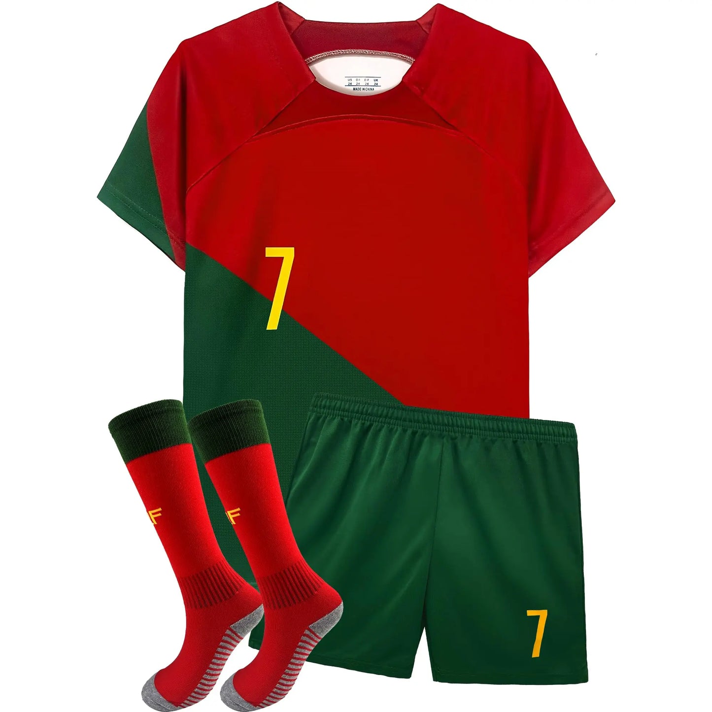 Boys Soccer Jerseys Training Uniform For Kids Youth Soccer Fans Gift Kit
