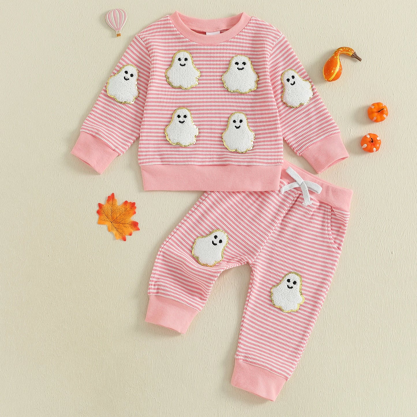 Infant Halloween Costume Black Cat Bat Pattern Hooded Jumpsuit