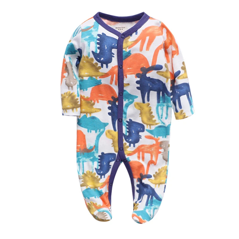 Baby Bodysuit Long Sleeve 100 Cotton For Spring Autumn Newborn