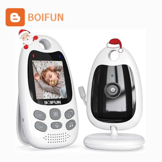 BOIFUN Baby Monitor With Camera 720p Video And Temperature Monitoring