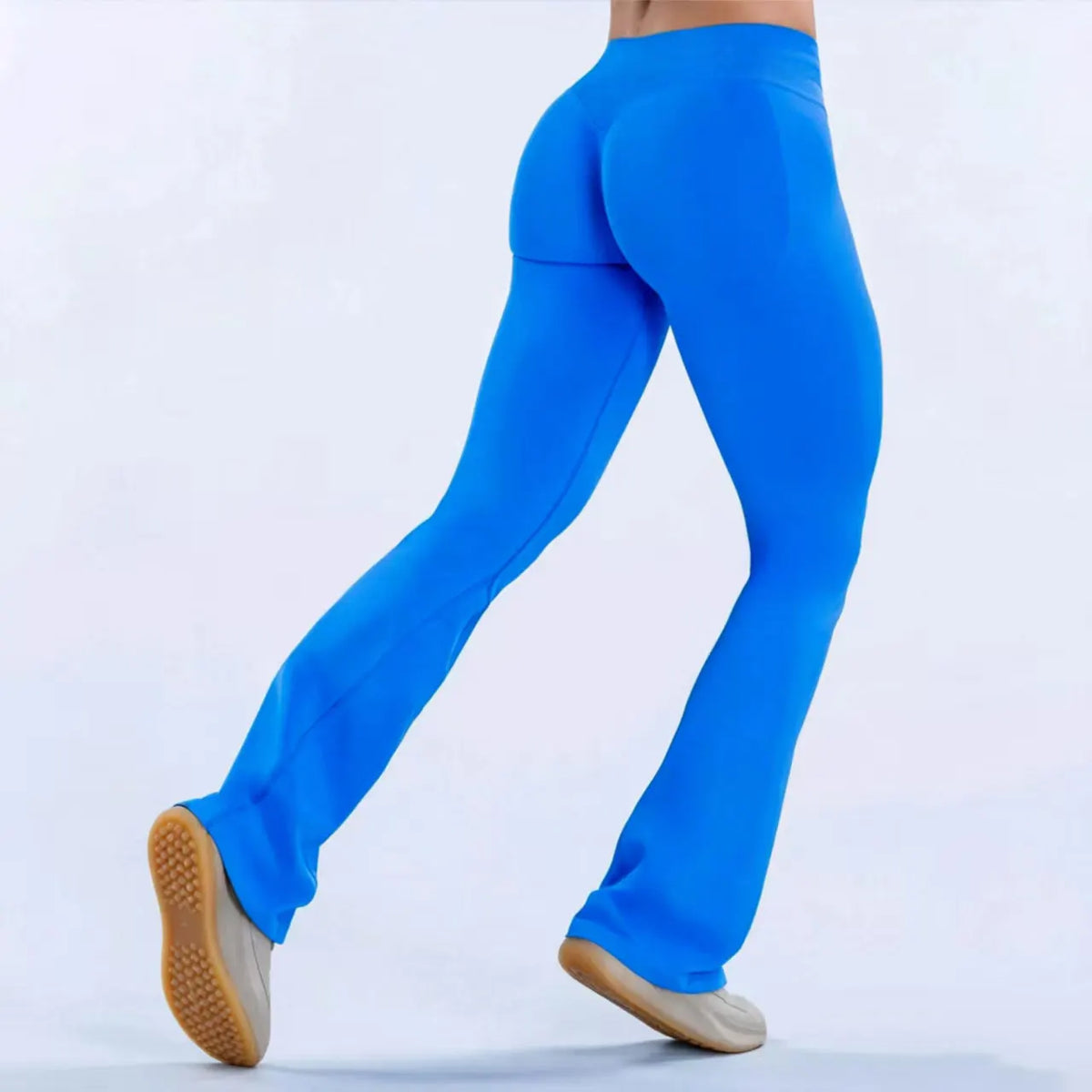 NCLAGEN Active Flares Women's Seamless Yoga Leggings Fitness Workout Gym Trousers Squat Proof Scrunch Butt Lifting Sports Pants