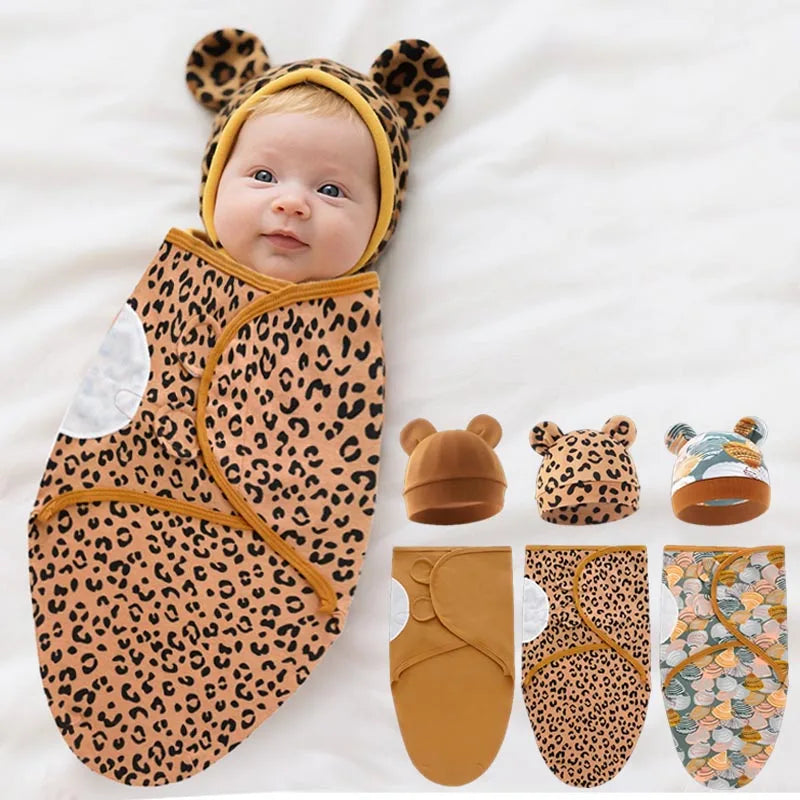 Baby Swaddle Wrap Soft Cocoon Baby Blankets Newborn Swaddling Wrap Warm Cotton Baby Bedding Blanket