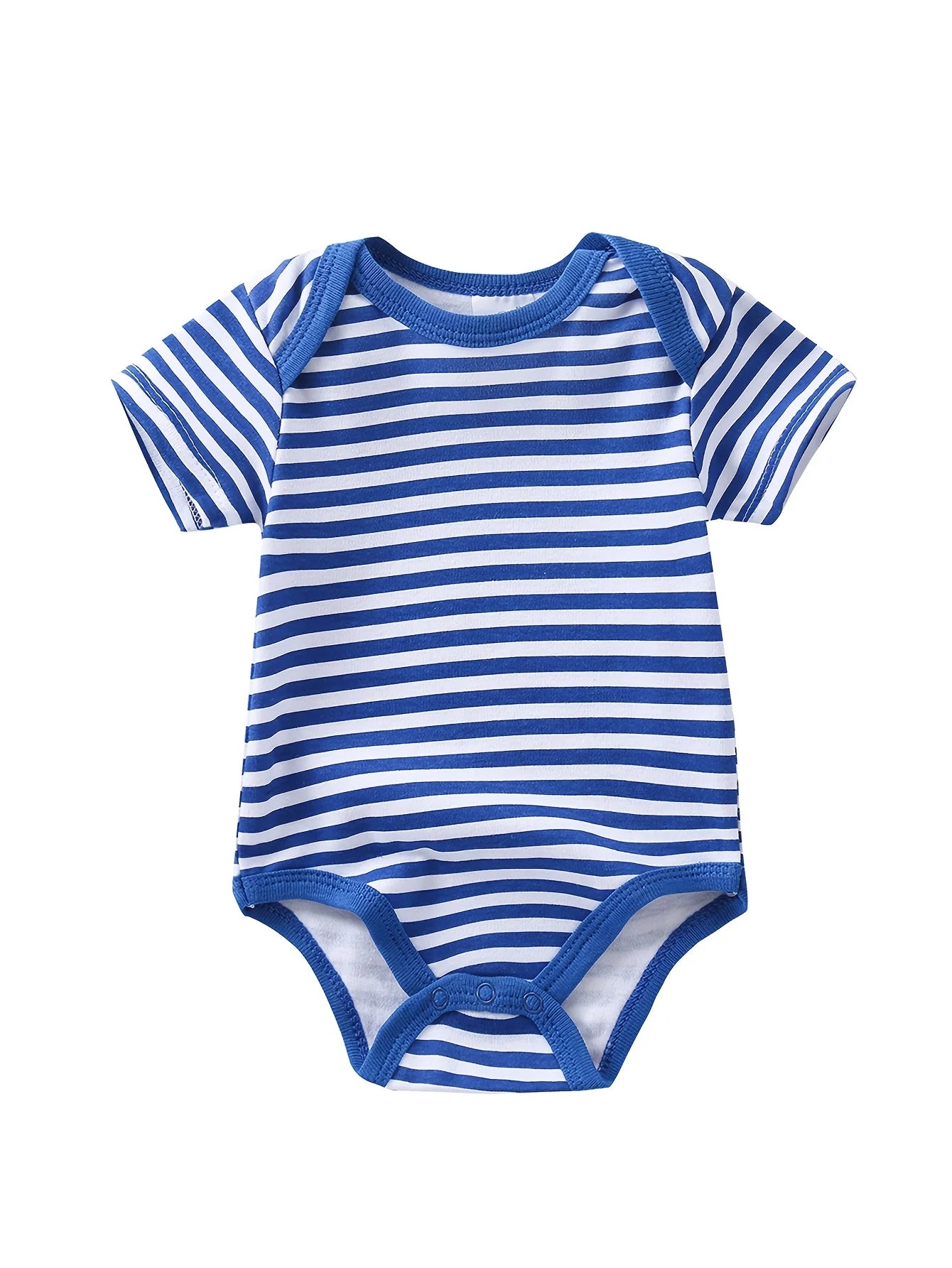 Baby Boy Triangle Rompers 5 Pack With Sailboat Pattern Onesies