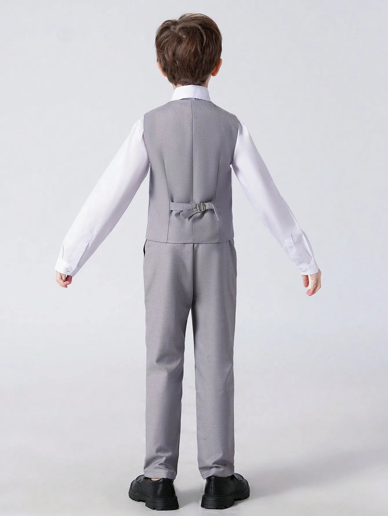 Boys Formalwear 2-Piece Suit Set With Vest And Pants