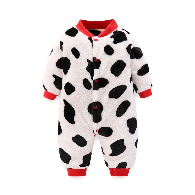 Childdkivy Infant Romper Jumpsuit Soft Flannel Baby Clothes
