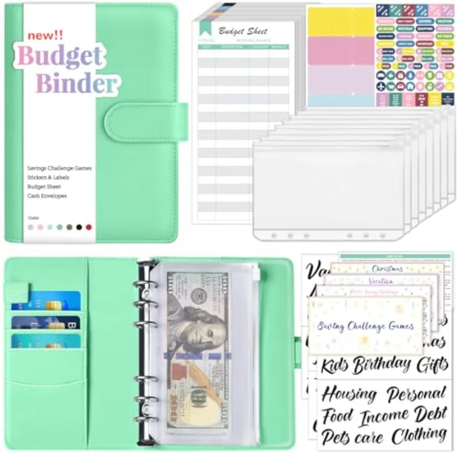 Budget Binder With Money Saving Challenge And Cash Envelopes