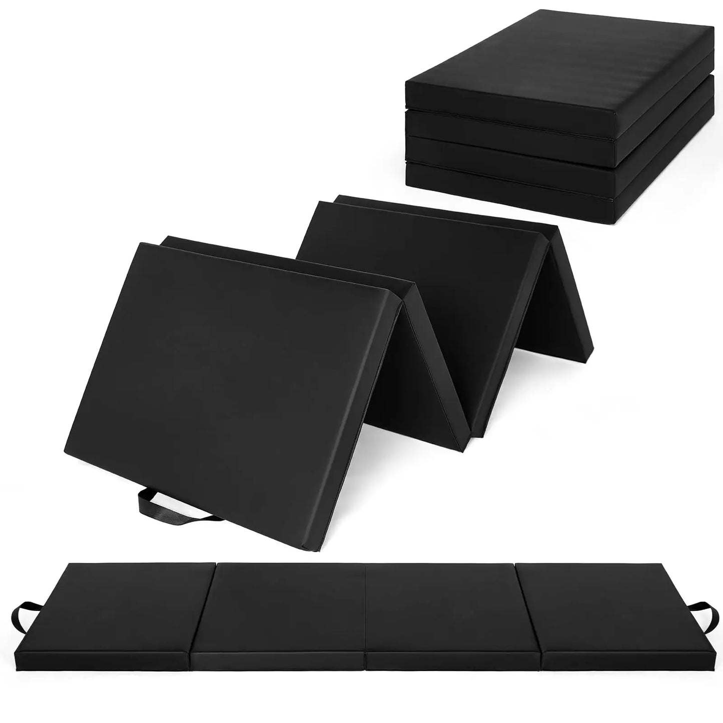 HiMISS Gymnastics Mat 4 Fold Tumbling Mat For Home Gym