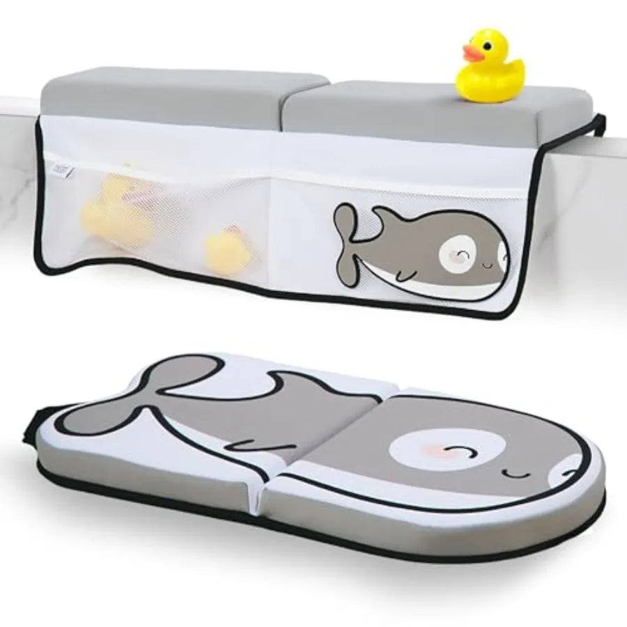 Bath Kneeler and Elbow Rest Pad Set With Memory Foam