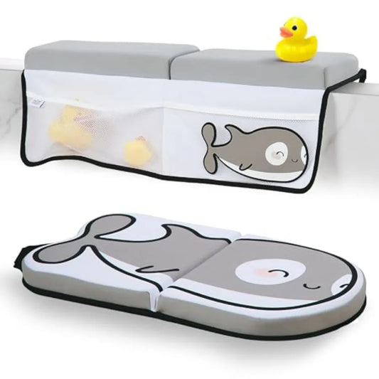 Bath Kneeler and Elbow Rest Pad Set With Memory Foam