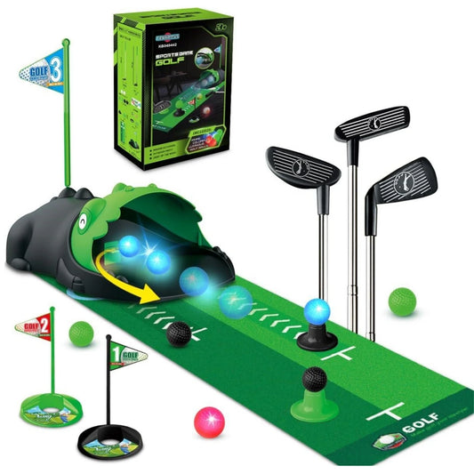 VATOS Kids Toy Golf Set Auto Returner Mini Golf Game